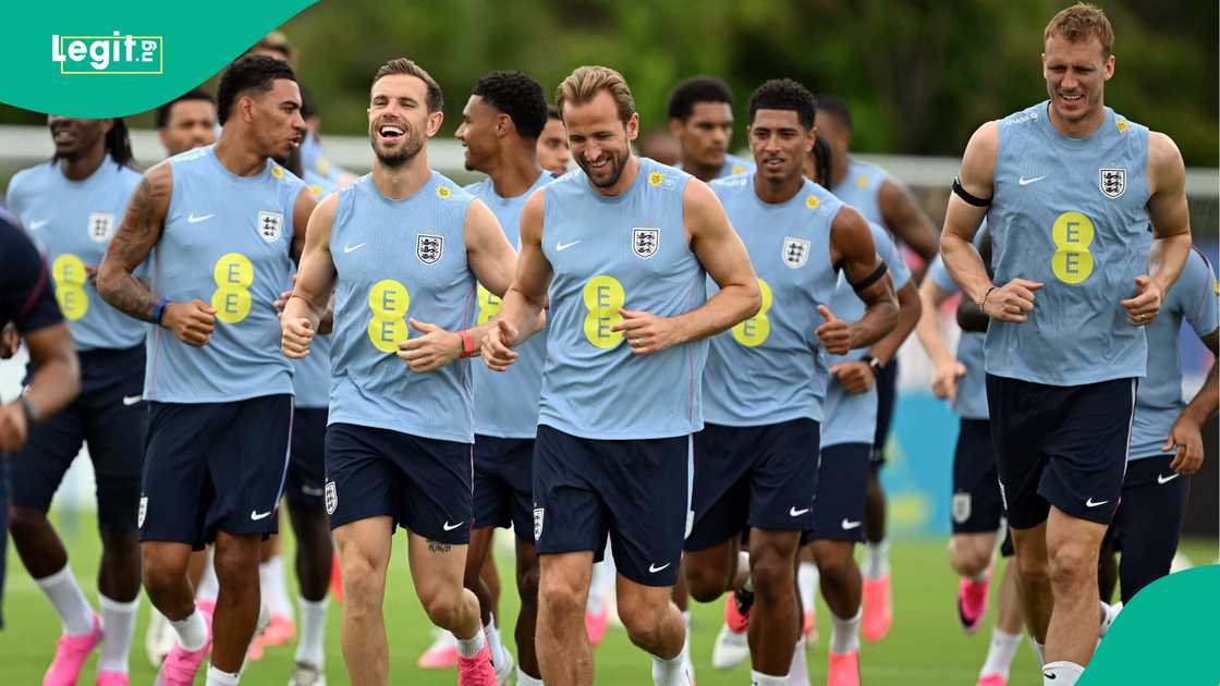 England players training in Florida ahead of their World Cup opening match against Croatia. Photo by CHANDAN KHANNA