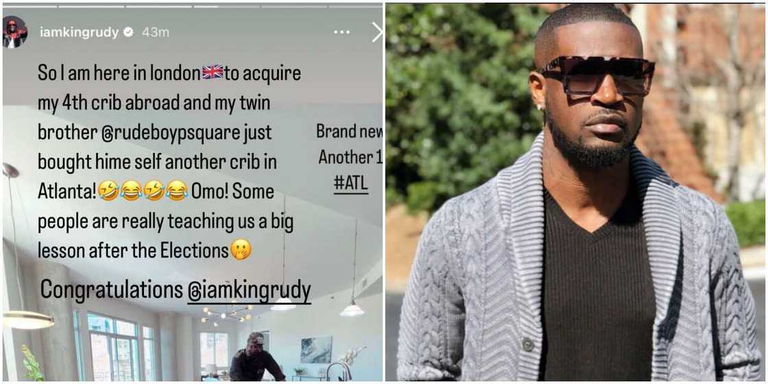 Peter Okoye Psquare congratulates Brother for new house in Atlanta, Paul Okoye Peter Okoye Psquare congratulates Brother for new house in Atlanta, Paul Okoye