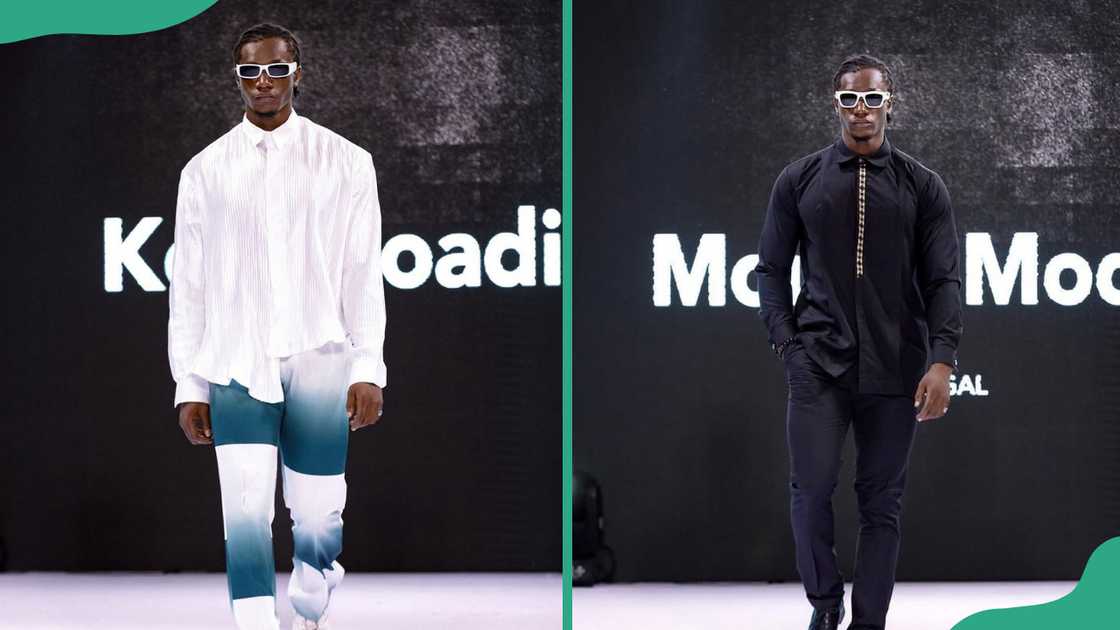 Model Danboskid was the runway for a fashion brand Model Danboskid was the runway for a fashion brand