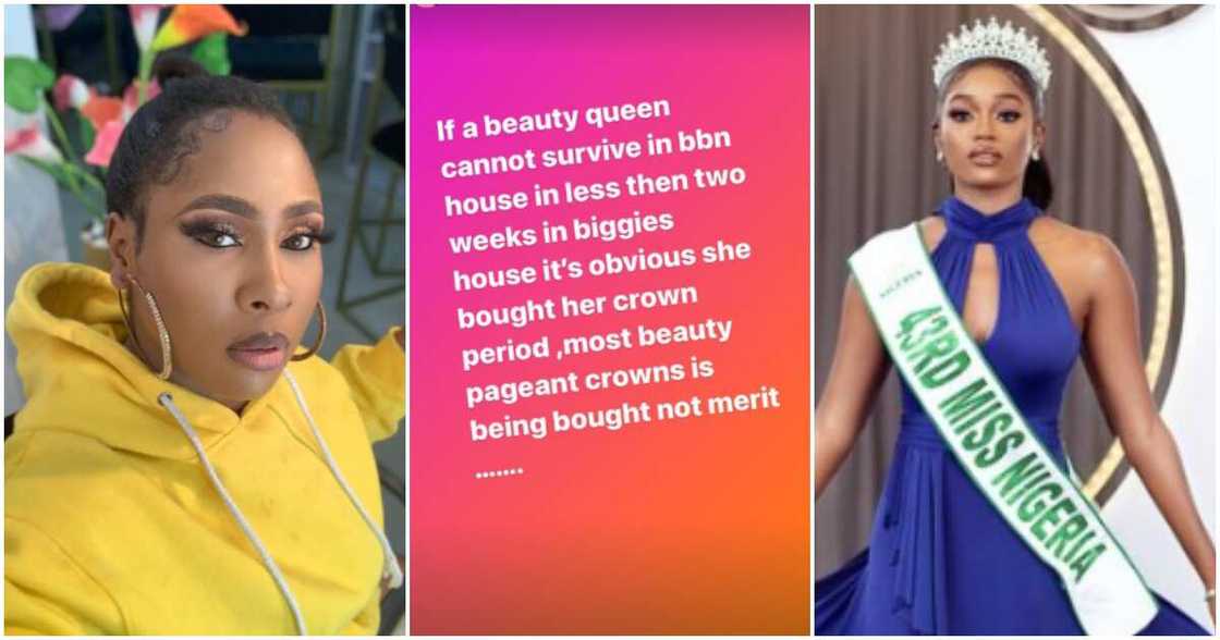 Nnaji Charity speaks on BBNaija star Beauty's Miss Nigeria crown. Nnaji Charity speaks on BBNaija star Beauty's Miss Nigeria crown.