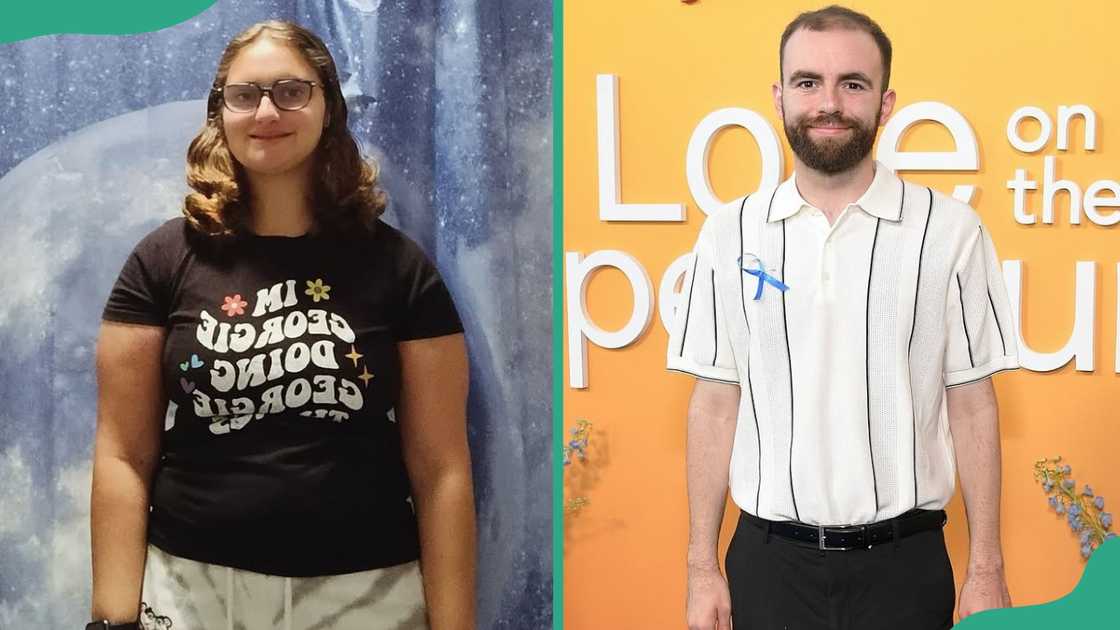 Georgie Harris smiles in a photo. Connor Tomlinson attends an event Georgie Harris smiles in a photo. Connor Tomlinson attends an event