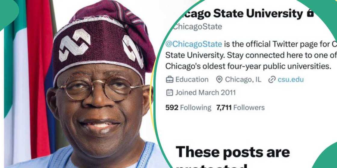 Chicago University locks Twitter account/Tinubu's certificate: Chicago University locks Twitter account over Tinubu's certificate Chicago University locks Twitter account/Tinubu's certificate: Chicago University locks Twitter account over Tinubu's certificate