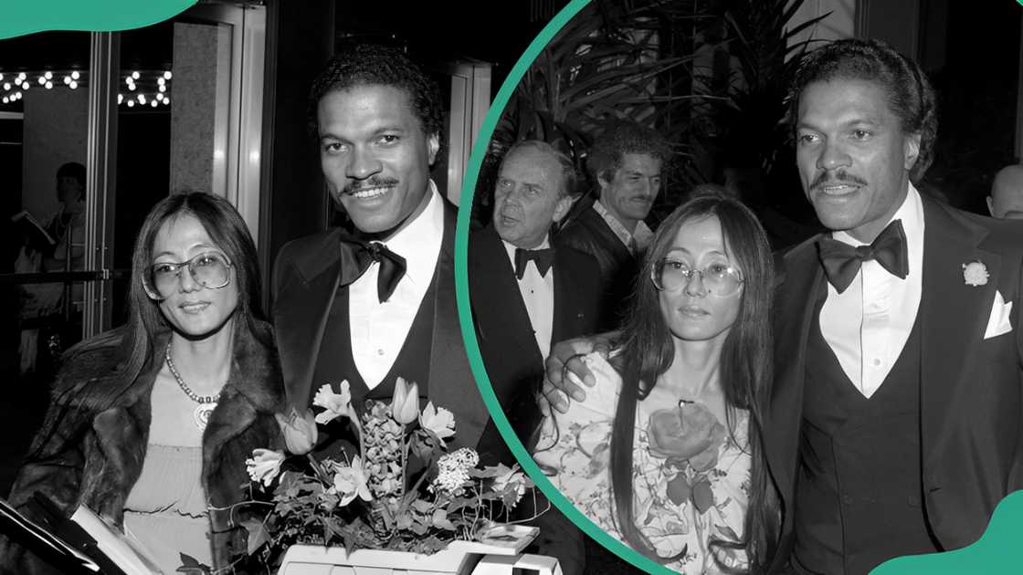 Billy Dee Williams and wife Teruko Nakagami Circa 1980Õs (L) Billy Dee Williams and wife Teruko Nakagami Circa 1980Õs (R)