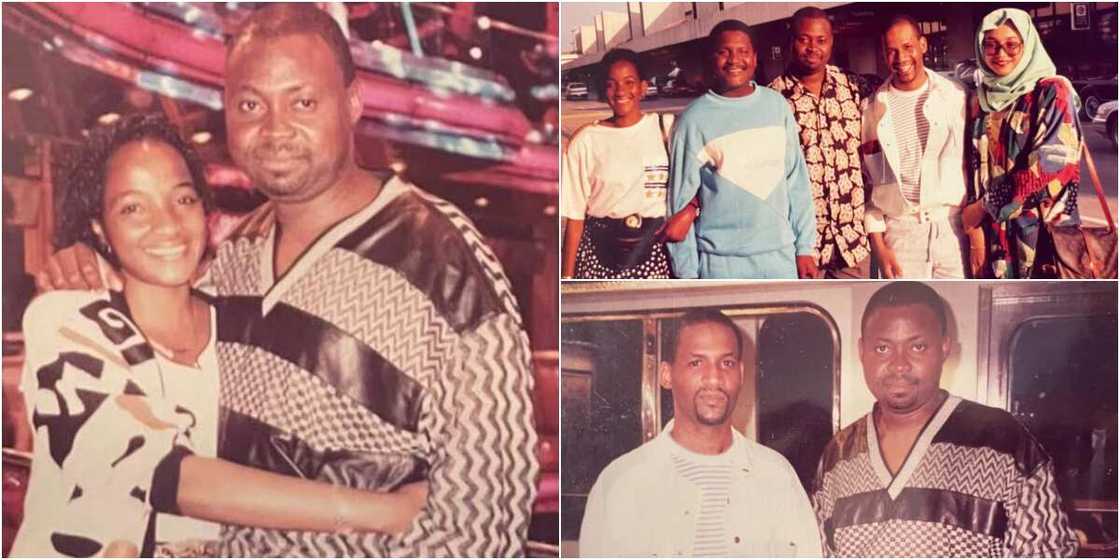 Davido shares throwback photos of his parents