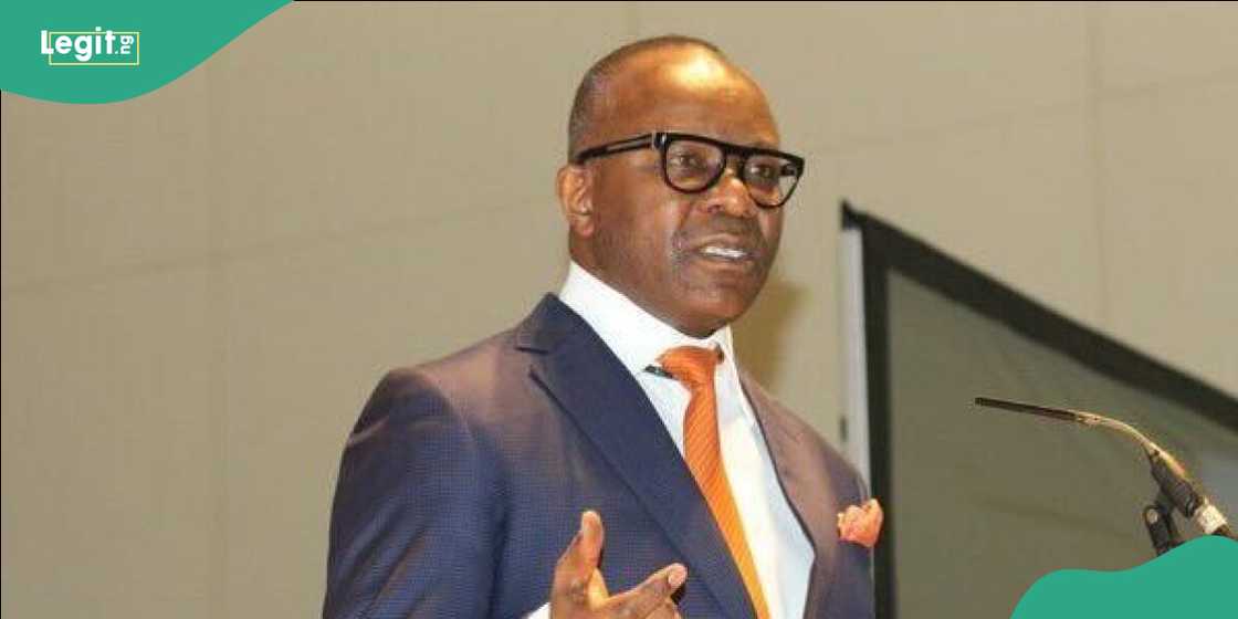 Prof Emmanuel Ibe Kachikwu during his inauguration as a new board member of The Delborough Lagos.