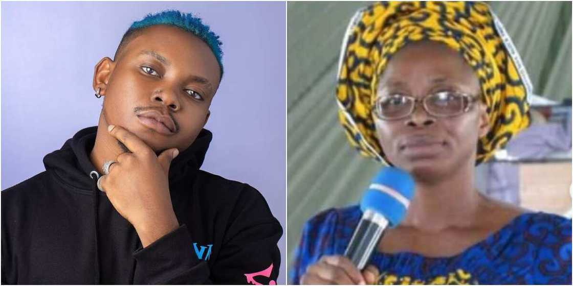 Singer Olakira and viral Mummy G.O Singer Olakira and viral Mummy G.O