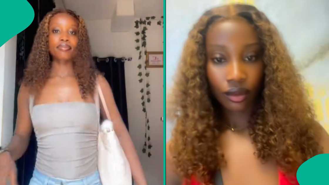 Lady shows carton of biscuit her boyfriend bought for her. Lady shows carton of biscuit her boyfriend bought for her.