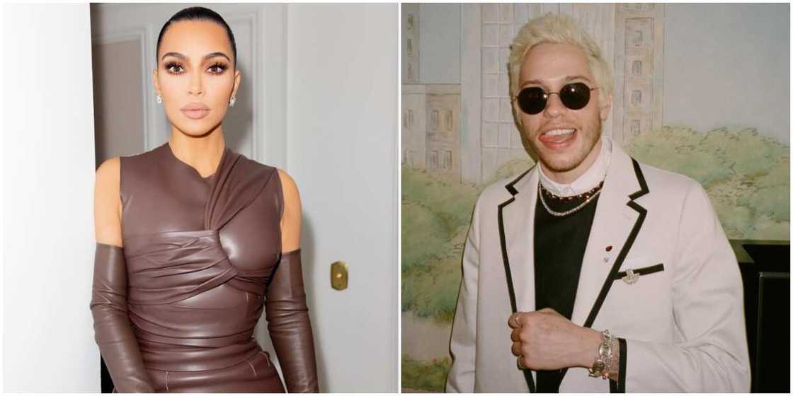 Kim Kardashian & Pete Davidson get fans talking again Kim Kardashian & Pete Davidson get fans talking again