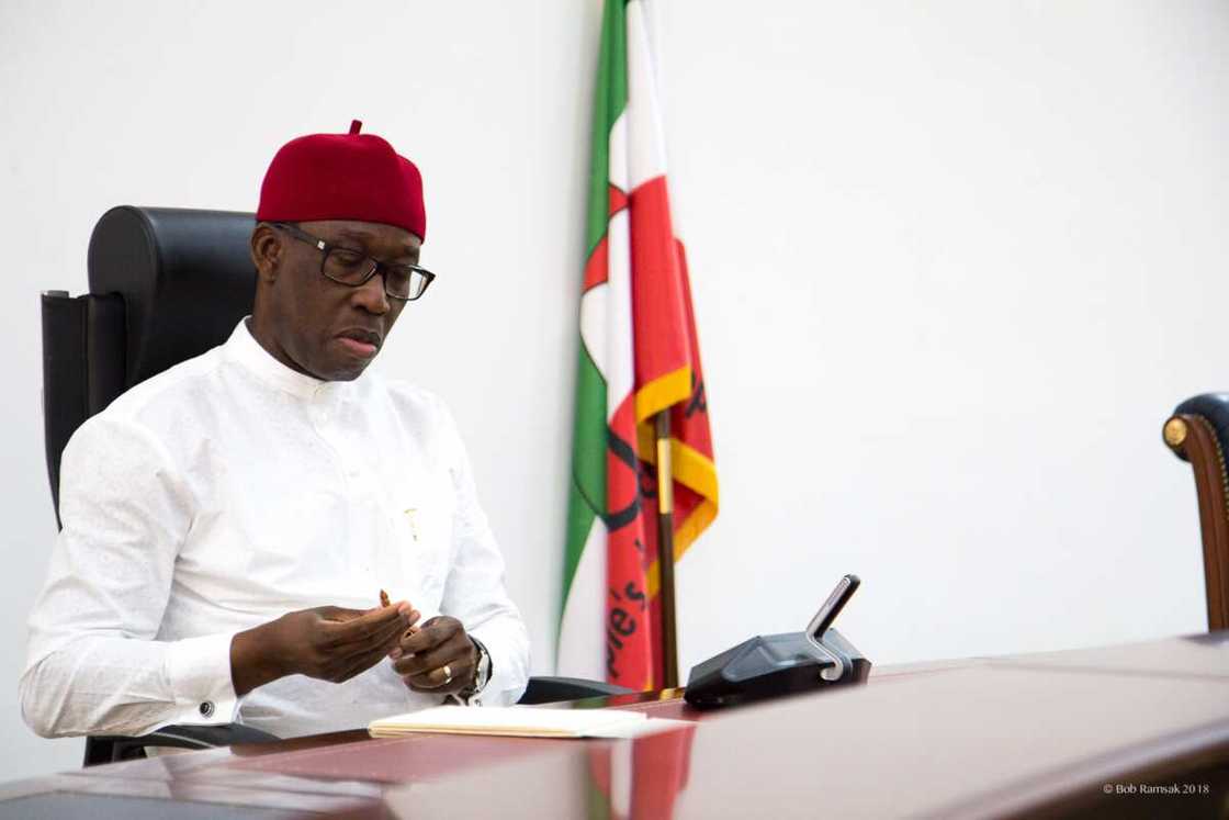 Unemployment, a national emergency, Governor Okowa declares