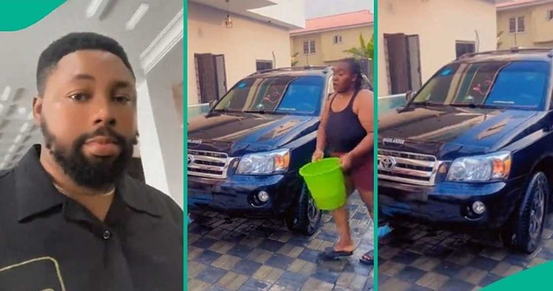 Nigerian woman washes husband’s car to get iPhone 16 Nigerian woman washes husband’s car to get iPhone 16