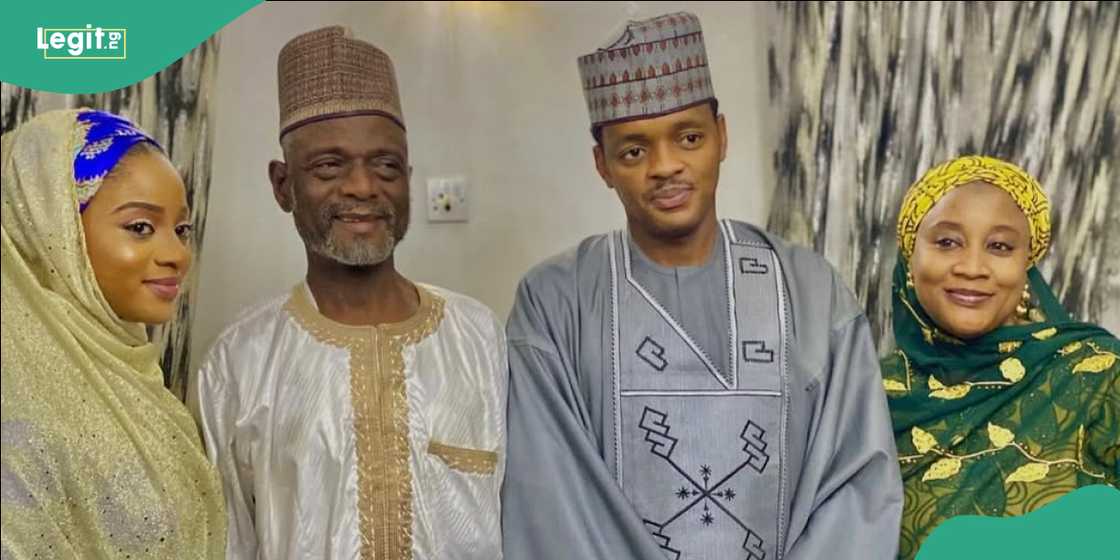 Lt. Yerima and his bride Khadija during their quiet Kaduna wedding. Lt. Yerima and his bride Khadija during their quiet Kaduna wedding.
