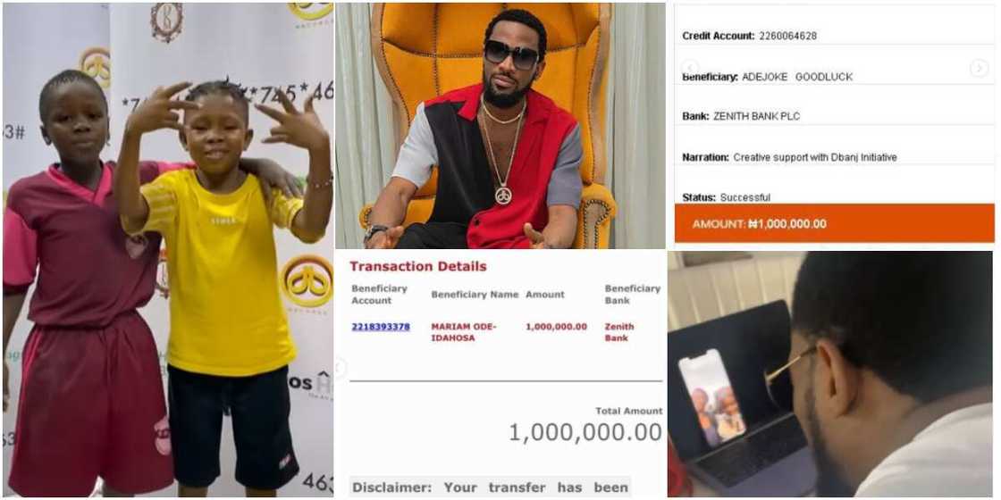 D'Banj fulfilled his promise to the young boys D'Banj fulfilled his promise to the young boys