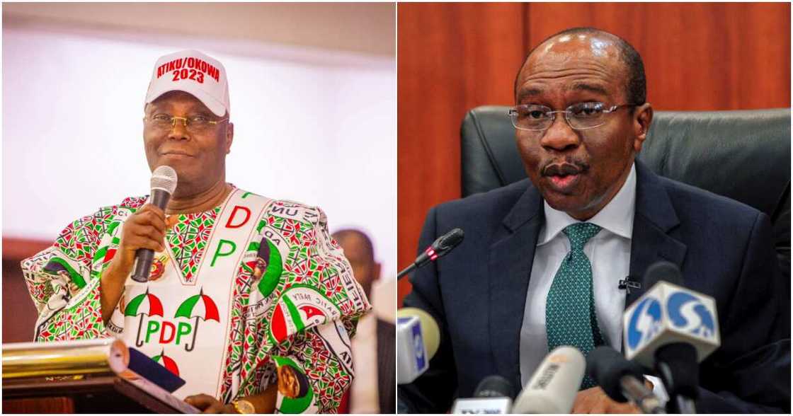 PDP, 2023 election, old naira notes, Godwin Emefiele, Atiku Abubakar PDP, 2023 election, old naira notes, Godwin Emefiele, Atiku Abubakar