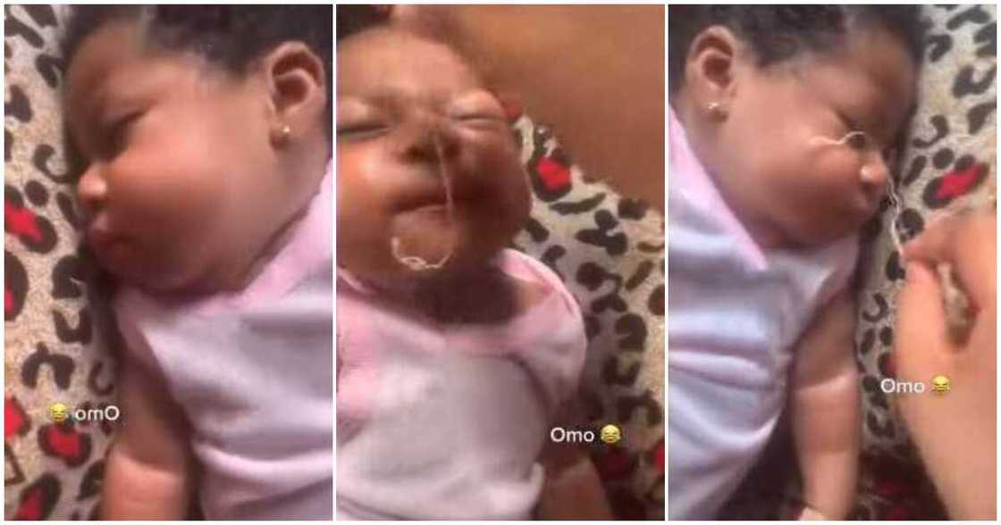 Gen Z, thread, disturbs sleeping baby, woman, mum Gen Z, thread, disturbs sleeping baby, woman, mum