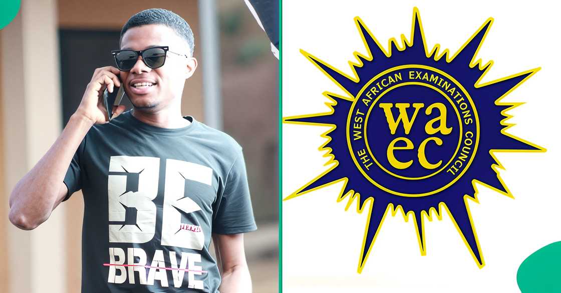 A man laments over the 2025 WAEC result of his sister, who got A1 in three subjects but failed English