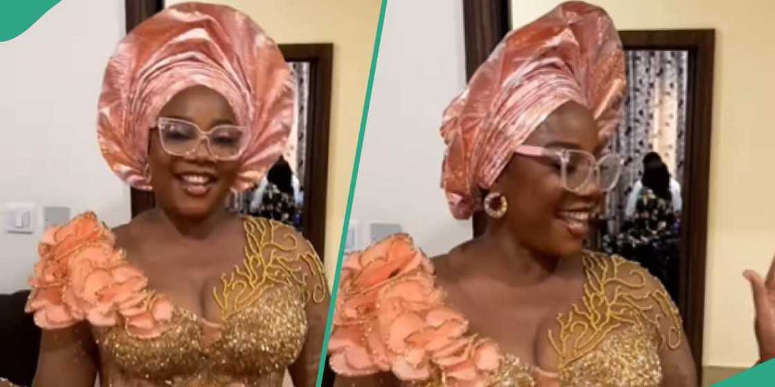 Veekee James mum looks beautiful on trad attire Veekee James mum looks beautiful on trad attire