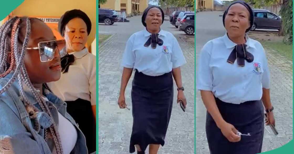 Mother goes back to school. Mother goes back to school.