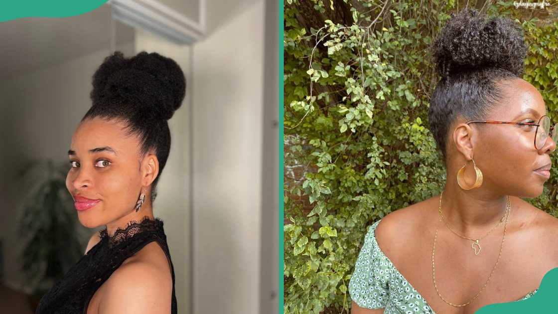 Elegant and simple preppy high bun style Elegant and simple preppy high bun style