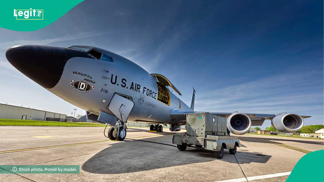 Jirgin Amurka, KC-135 ya rikito daga sama ya fada kasa.