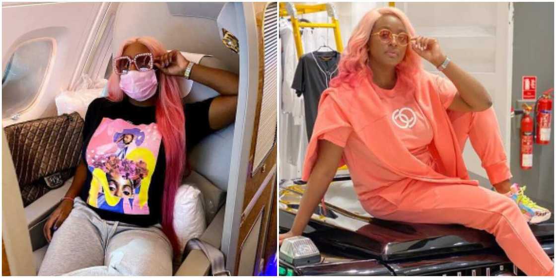 DJ Cuppy takes a break from work, goes on holiday (photo)