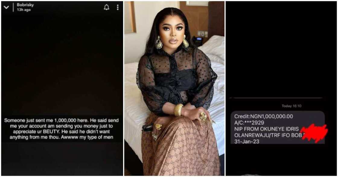 Bobrisky caught after posting fake alert online.