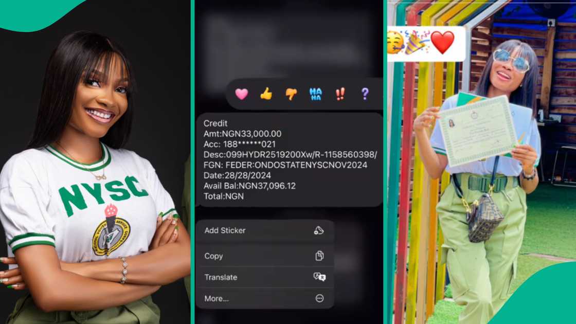 Lady shares how she saved her NYSC alawi.