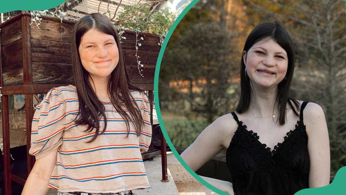 Mia Robertson at The Domain, Austin (L) and in West Monroe, Louisiana (R) Mia Robertson at The Domain, Austin (L) and in West Monroe, Louisiana (R)