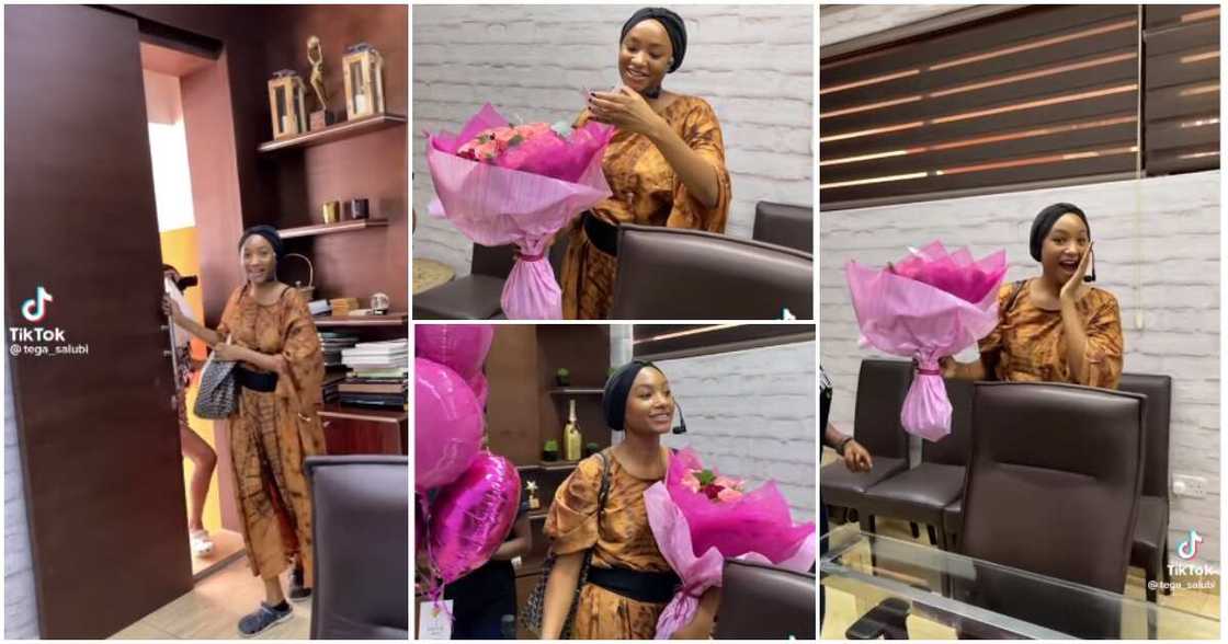 Mr Eazi surprises Temi Otedola before first stage play.