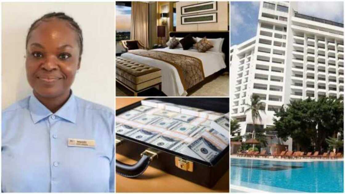 Ma'aikaciyar otal ta mayar da maƙudan kuɗin da ta tsinta Ma'aikaciyar otal ta mayar da maƙudan kuɗin da ta tsinta