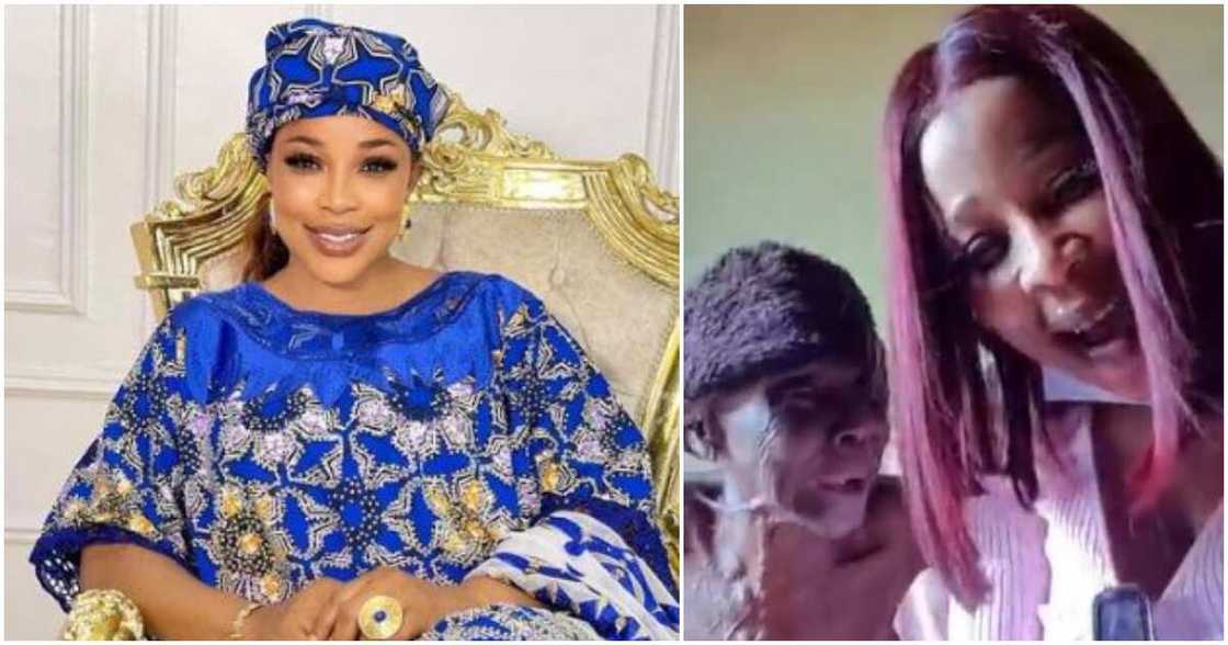 Actress Kemi Korede and late grandma Actress Kemi Korede and late grandma