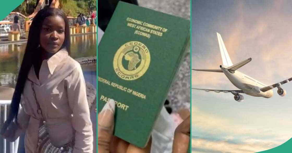 Lady travels to Mauritius using her Nigerian passport. Lady travels to Mauritius using her Nigerian passport.