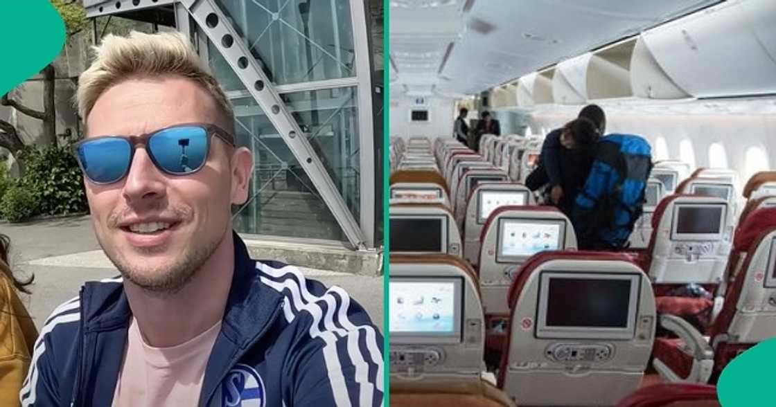Journalist notices something unusual about passengers of an Air India flight. Journalist notices something unusual about passengers of an Air India flight.