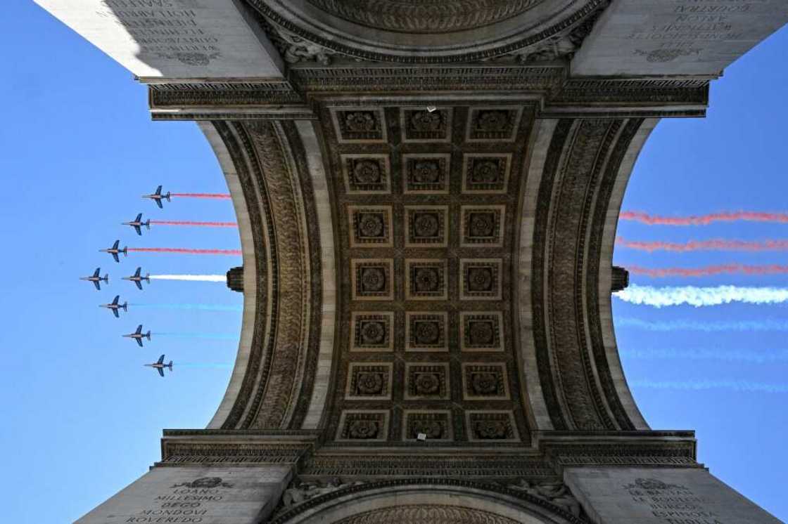 Patrouille de France squadron jets rehearse for the big day Patrouille de France squadron jets rehearse for the big day
