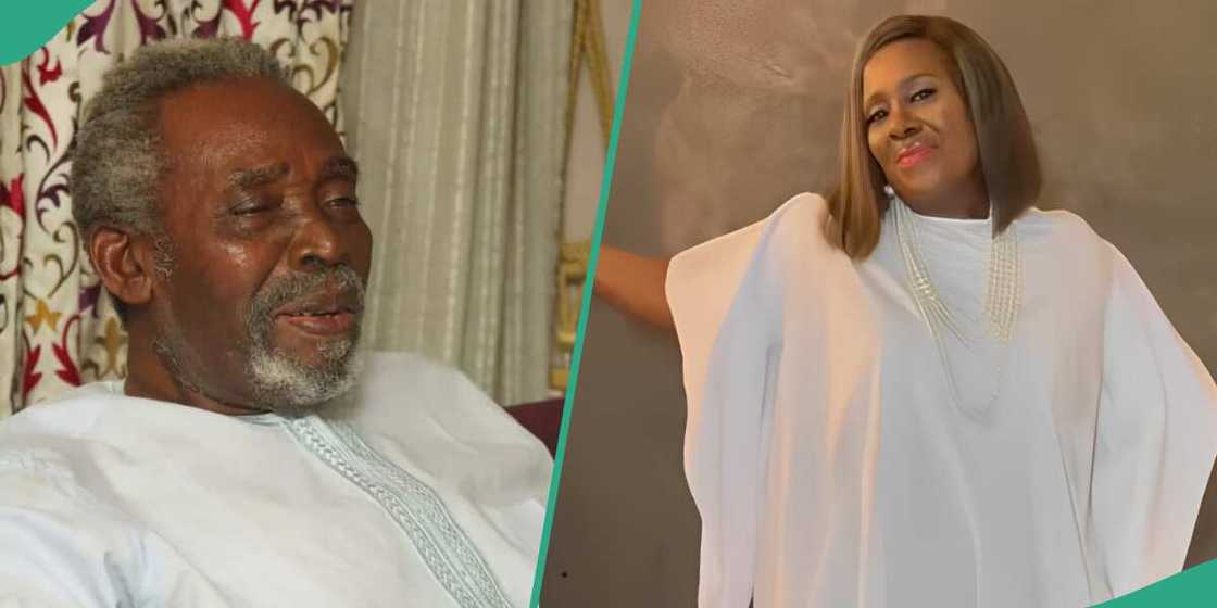 Check out how Joke Silva reacted to the messages netizens sent her for Olu Jacobs' 82nd birthday