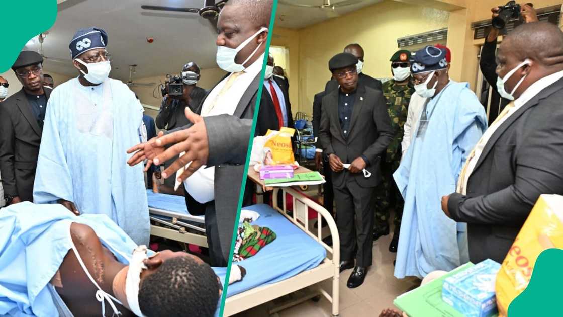 President Bola Tinubu has visited the victims of the Benue attacks during his visit to the state. President Bola Tinubu has visited the victims of the Benue attacks during his visit to the state.