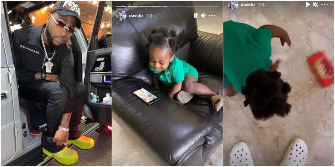Davido Spotted Spending Time with Son Ifeanyi amid Rumours of Trouble with Chioma Davido Spotted Spending Time with Son Ifeanyi amid Rumours of Trouble with Chioma