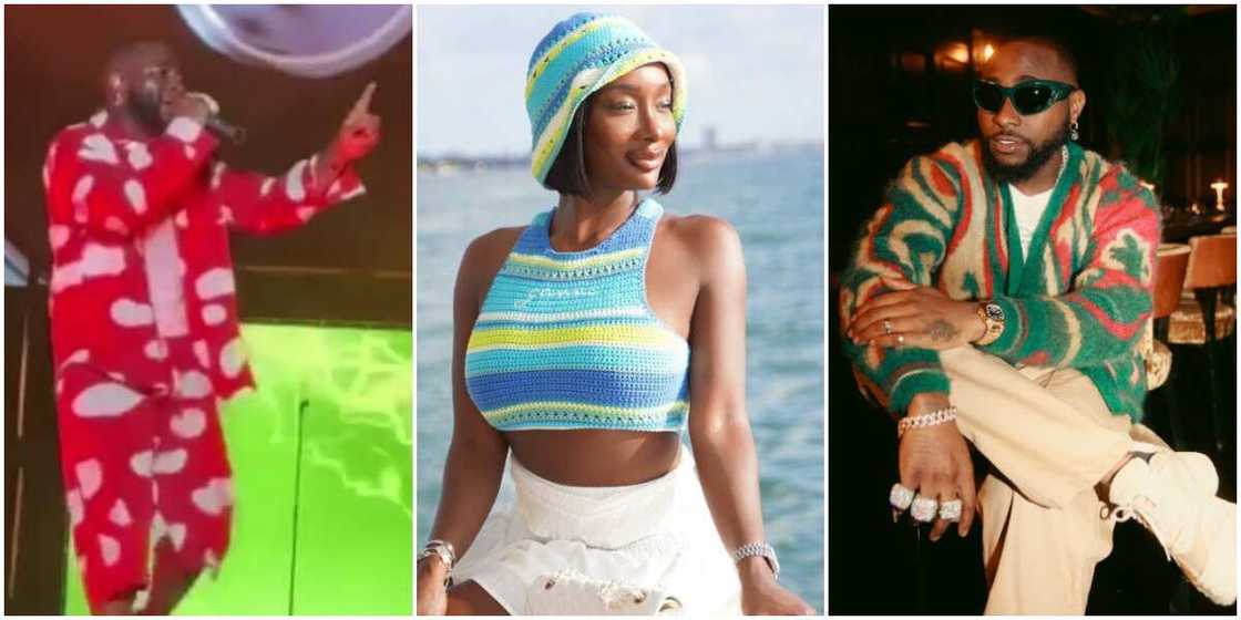 Davido at 2023 Afro Nation, Ninatheelite Anita Brown, Davido Davido at 2023 Afro Nation, Ninatheelite Anita Brown, Davido