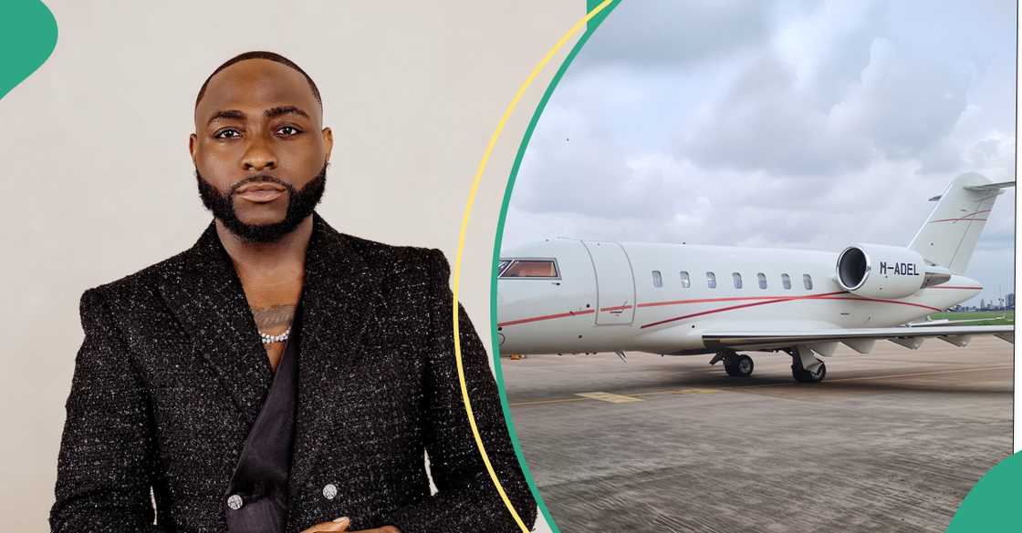 Davido hails billionaire dad Adedeji Adeleke after latest luxury jet purchase Davido hails billionaire dad Adedeji Adeleke after latest luxury jet purchase