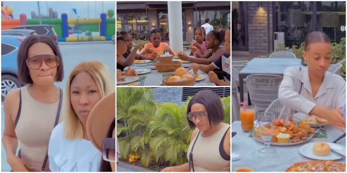 May Edochie and her children celebrate last son's birthday, May Edochie and friends step out May Edochie and her children celebrate last son's birthday, May Edochie and friends step out