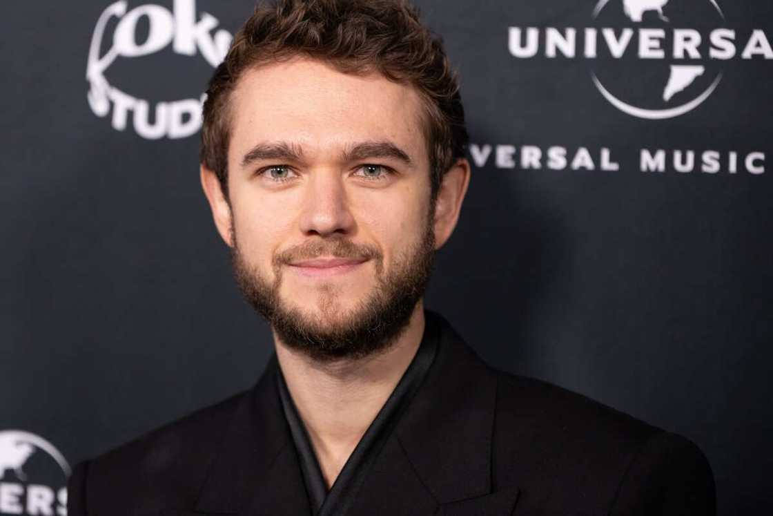 Zedd arrives at an event in California