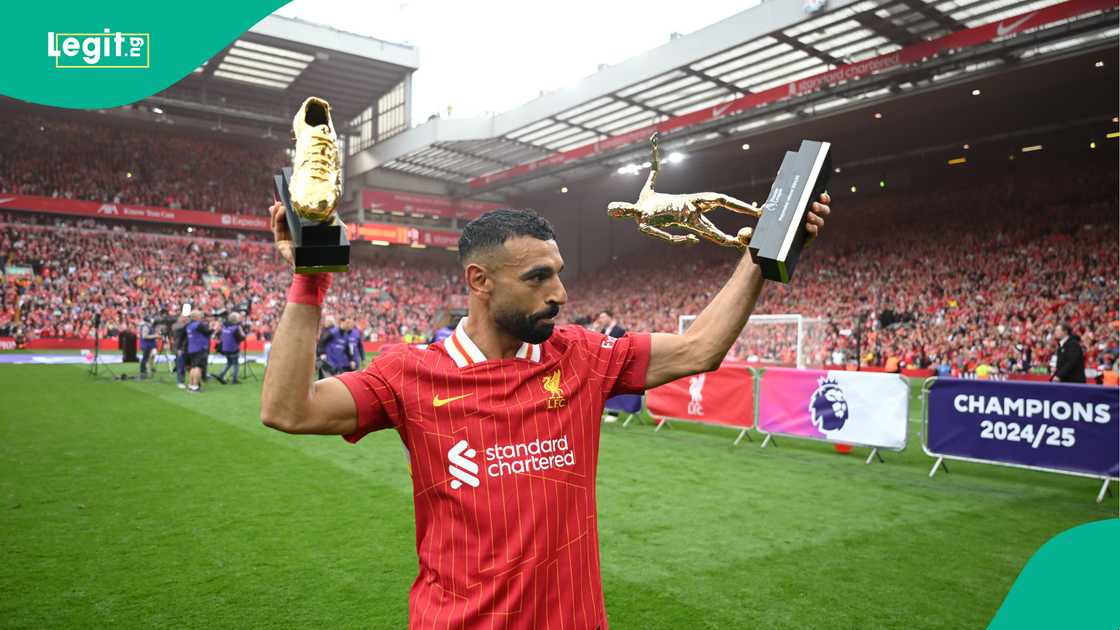 Mohamed Salah, Crystal Palace, Anfield, Liverpool, Merseyside, England.