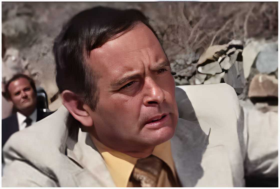 Actor Norman Burton is pictured in a movie scene Actor Norman Burton is pictured in a movie scene