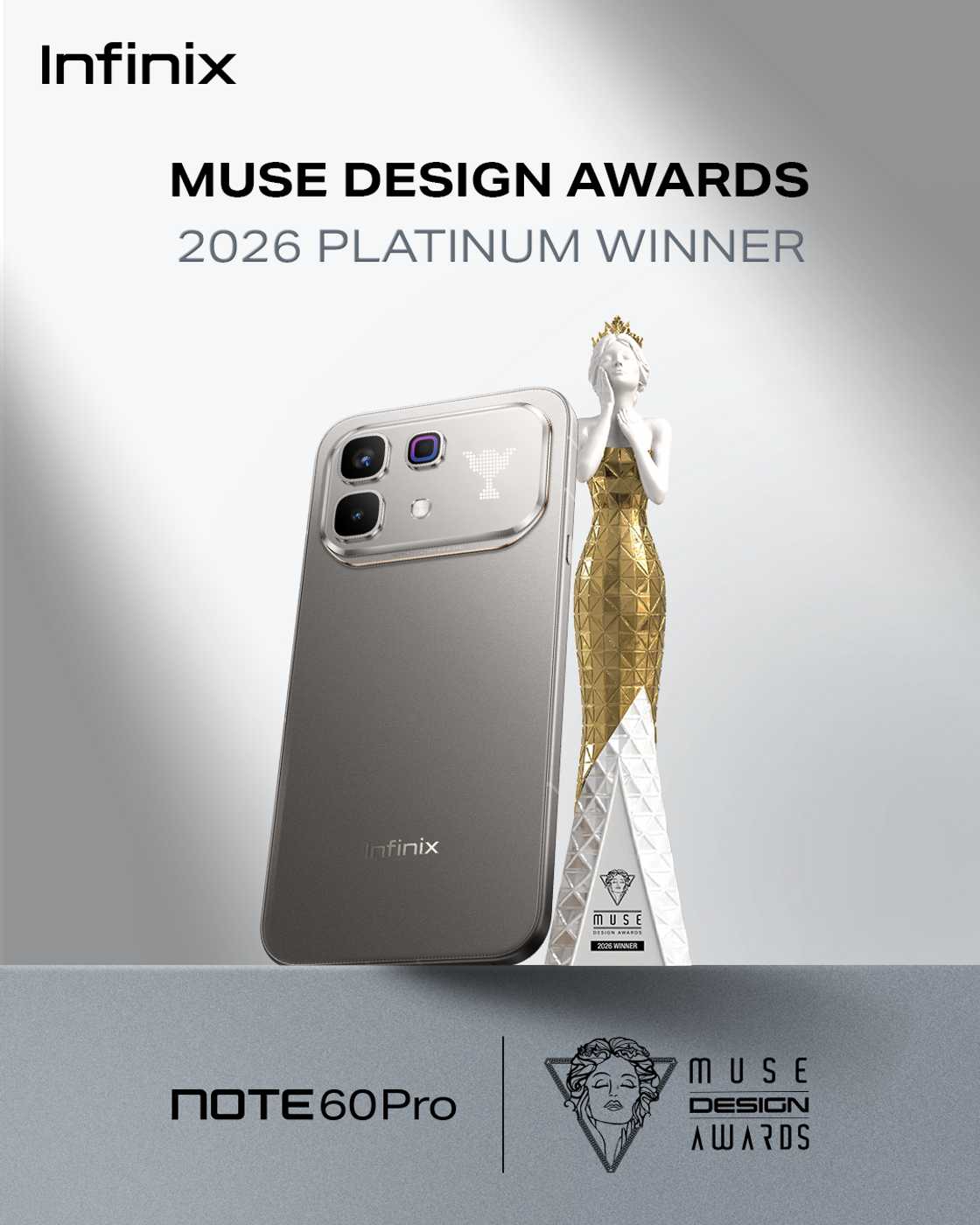 Infinix NOTE 60 SERIES Garners Red Dot and iF Awards, Redefining Premium Smartphone Design