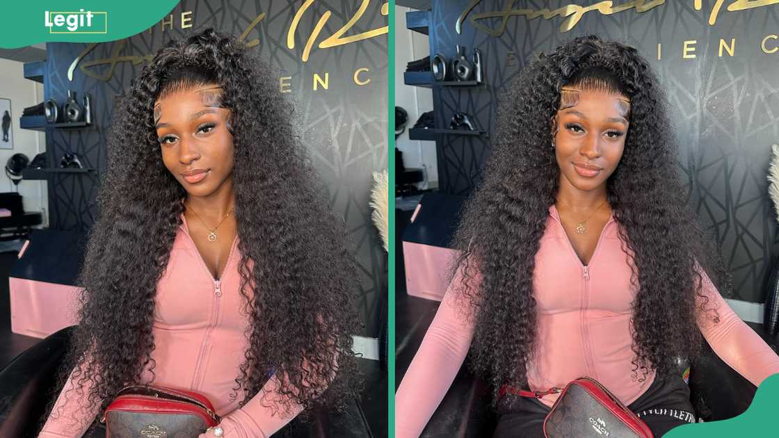 Bouncy deep wave frontal wig hairstyle Bouncy deep wave frontal wig hairstyle