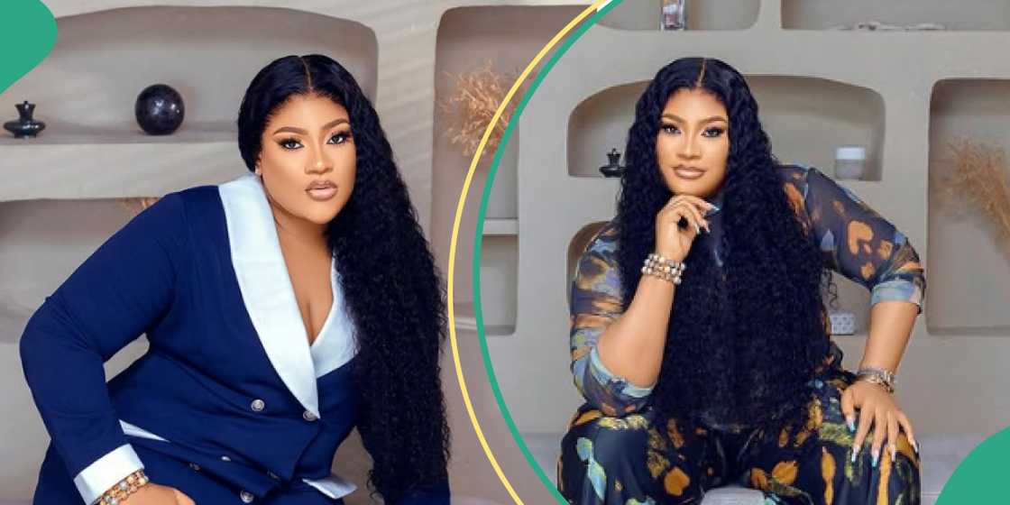 Nkechi Blessing shows off new man Nkechi Blessing shows off new man