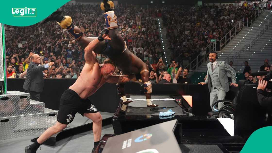 Brock Lesnar, Oba Femi, Italy, Inalpi Arena, Torino di Sangro, Italy, WWE.
