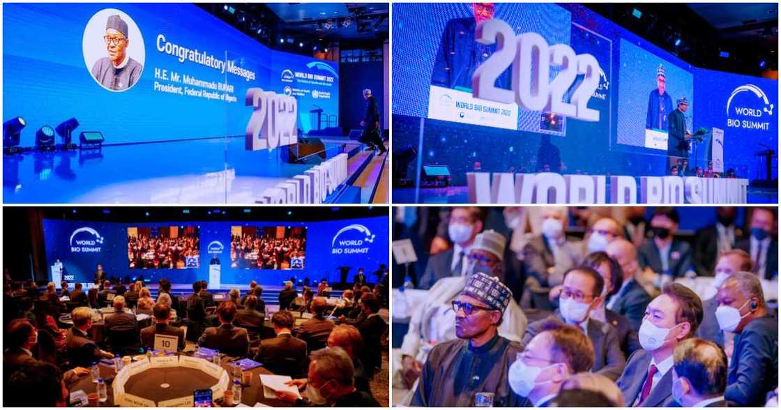 President Muhammadu Buhari, the first World Bio Summit in Seoul, South Korea President Muhammadu Buhari, the first World Bio Summit in Seoul, South Korea