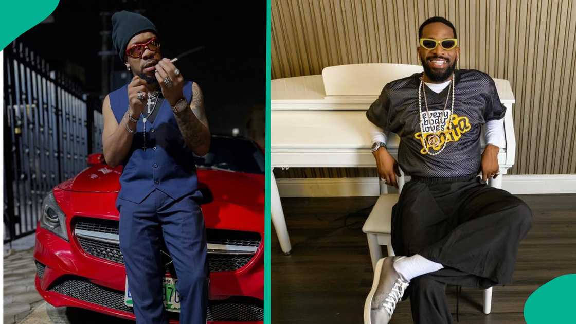 Mr Real calls out D'banj for exploitation. Mr Real calls out D'banj for exploitation.