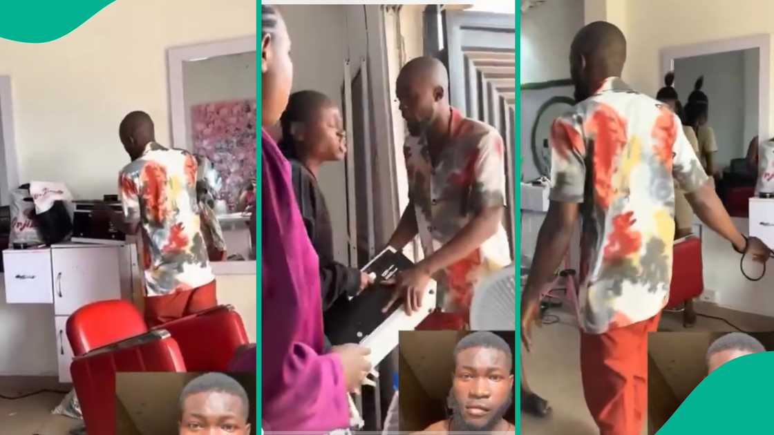 Man goes viral after attempting to close ex-girlfriend's shop. Man goes viral after attempting to close ex-girlfriend's shop.