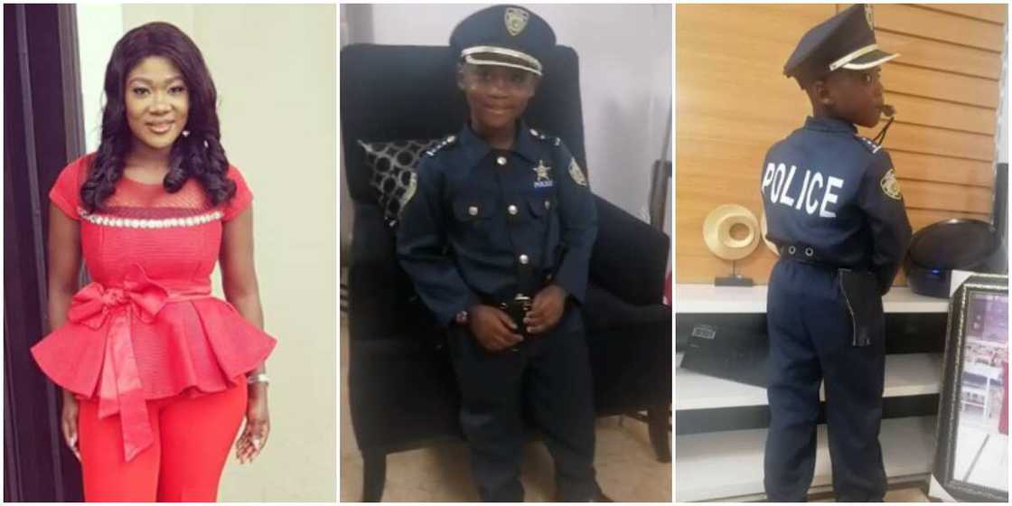 Actress Mercy Johnson shares cute video of her son dressed as a police officer